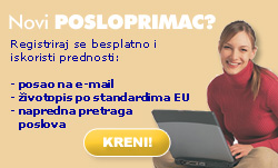 Registrirajte se kao posloprimac!